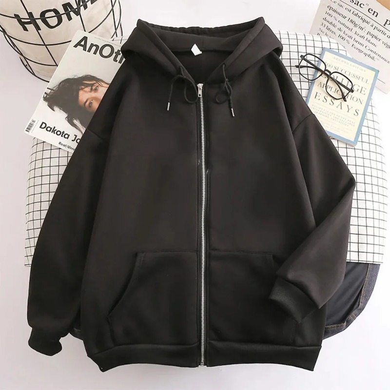 Street Fashion Zip Up Hoodie - شارع العليا هوديي الرجال بلون زمم