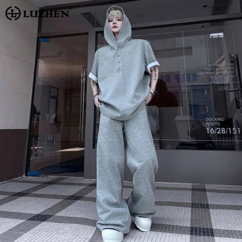 Street Fashion China - طقم رجالي صيفي جديد من لوزين
