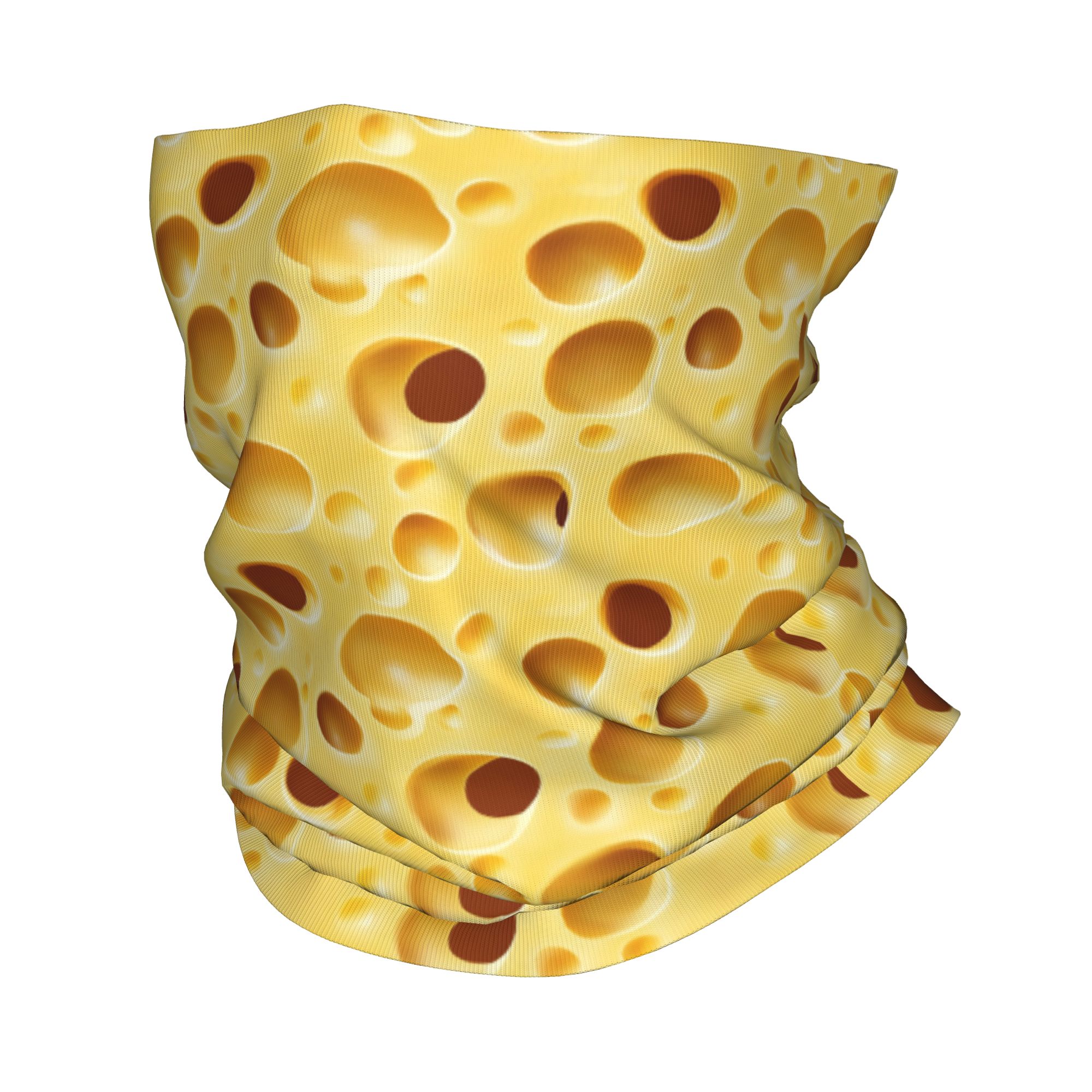 Balaclava Face Mask - وشاح رقبة متعدد الاستخدامات بتصميم الجبن،