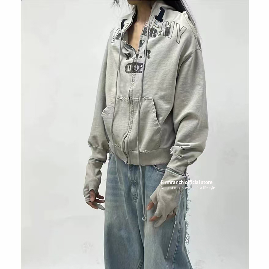 Firmranch جديد الخريف الشتاء ا - مراجعة Street Fashion Zip Up Hoodie وسعره