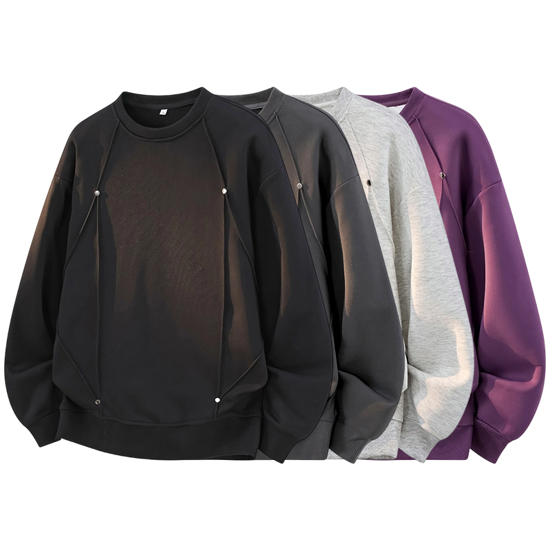 سويت شيرت رجالي واسع برقبة دائ - مراجعة Oversized Crewneck Fleece وسعره