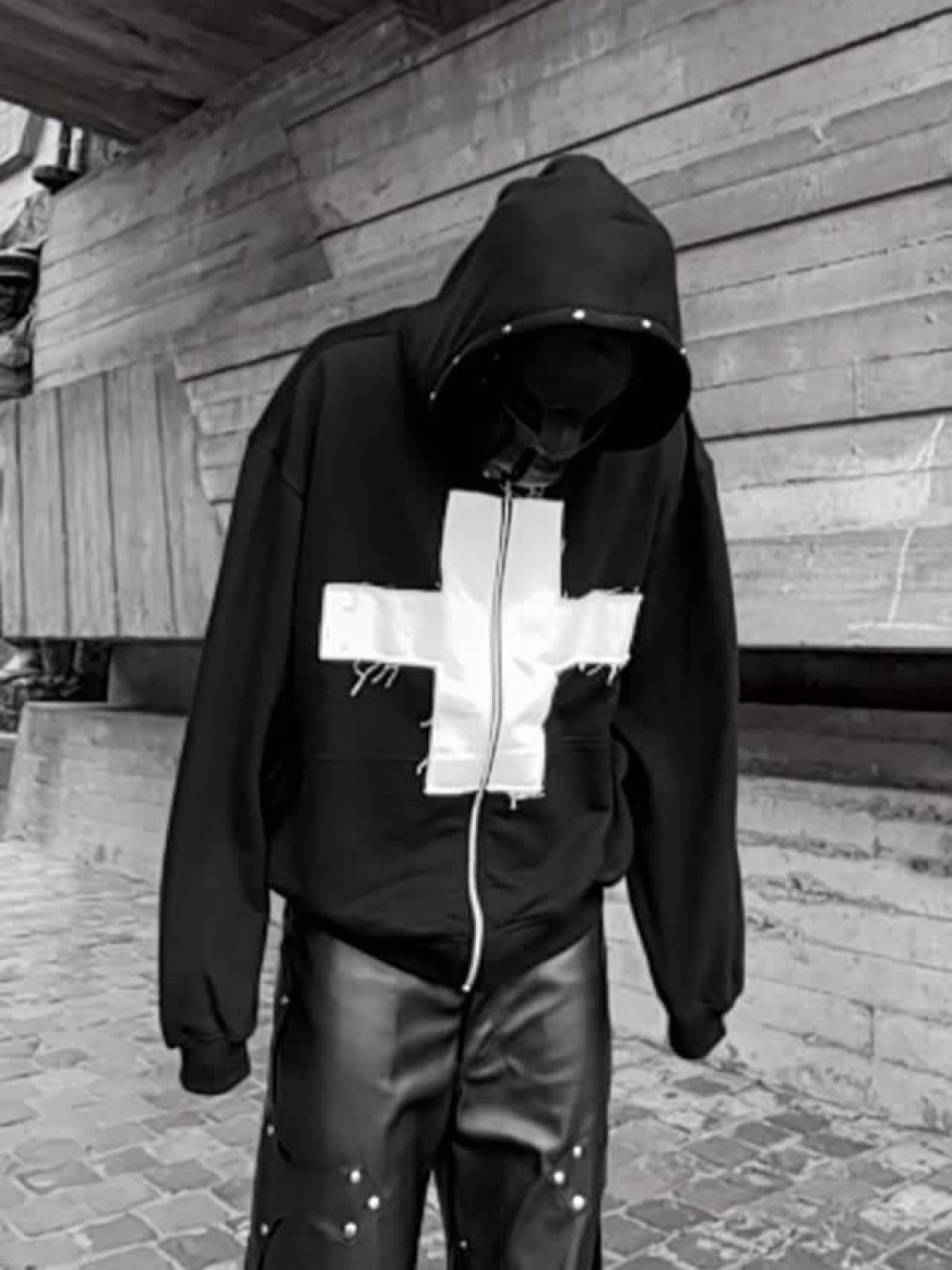 جاكيت بسحاب بغطاء رأس بتصميم Y - مراجعة Street Fashion Zip Up Hoodie وسعره