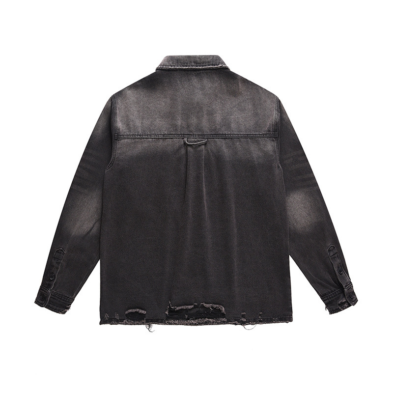 جاكيت جينز رجالي ممزق بتصميم ع - مراجعة Street Fashion Jacket وسعره