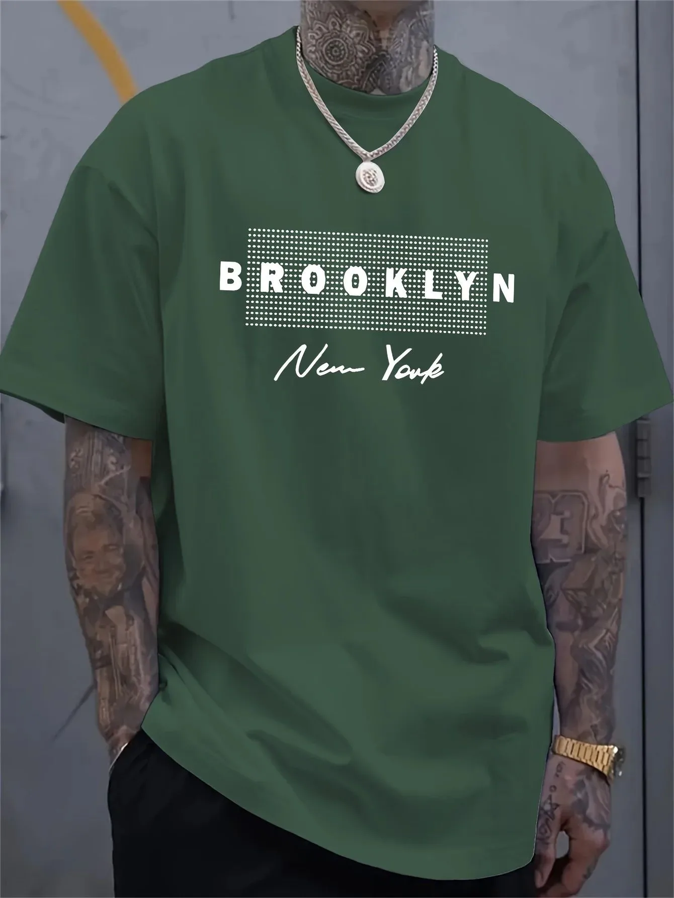 قميص رجالي مطبوع عليه حروف نيو - مراجعة Street Fashion Of New York وسعره