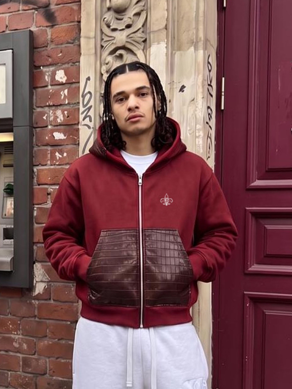 سترة بقلنسوة من جلد التمساح لل - مراجعة Street Fashion Zip Up Hoodie وسعره