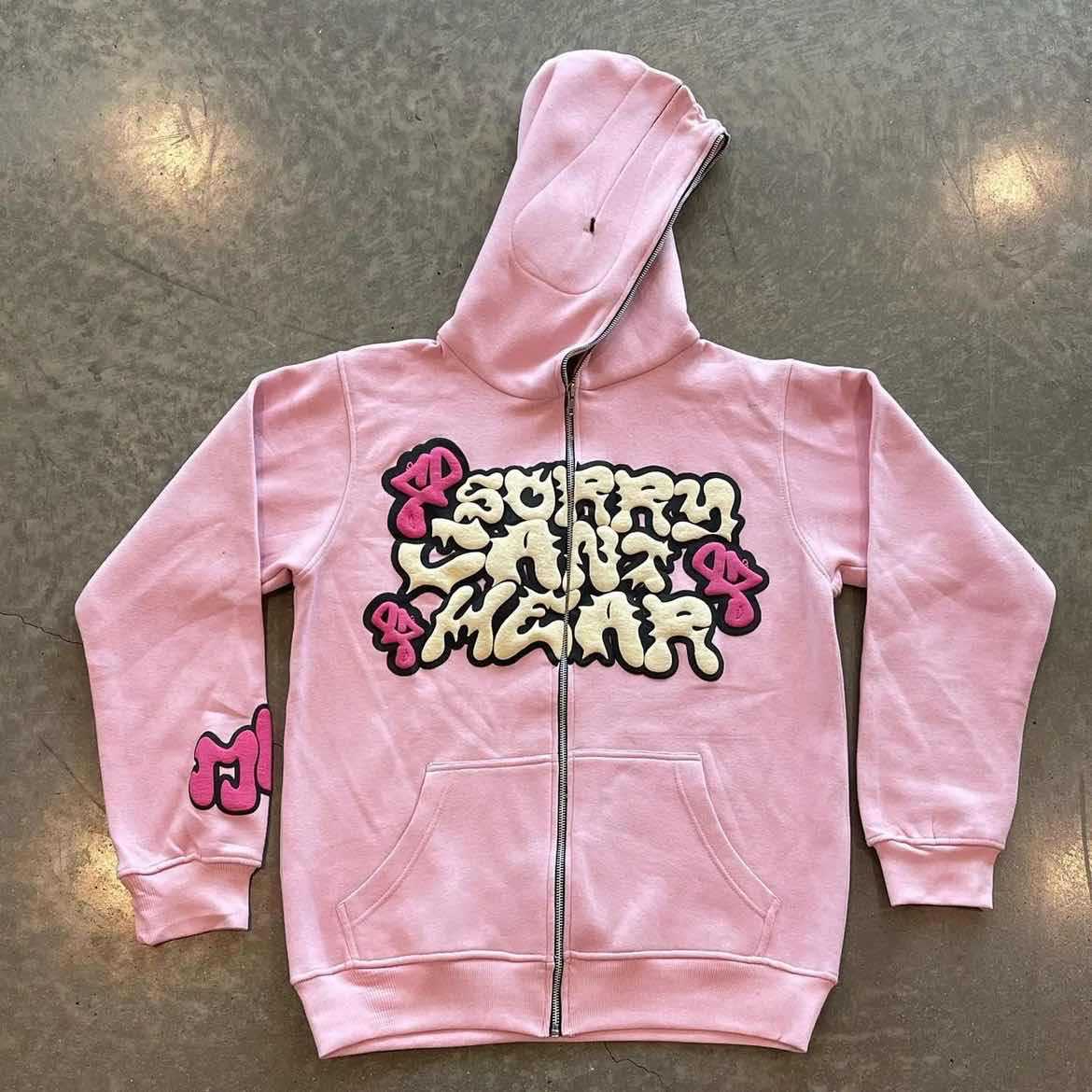 سترة بغطاء للرأس بسحاب مطبوعة  - مراجعة Street Fashion Zip Up Hoodie وسعره