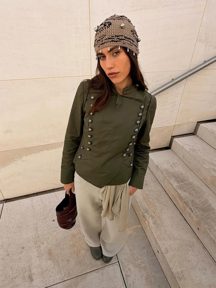 جاكيتات نسائية بياقة قائمة ساد - مراجعة Street Fashion Zip Up Hoodie وسعره