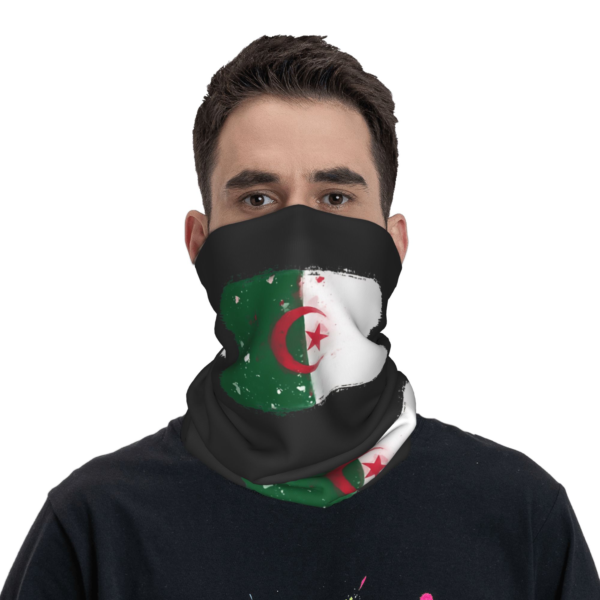 قناع علم الجزائر باندانا ريترو - مراجعة Balaclava Face Mask وسعره